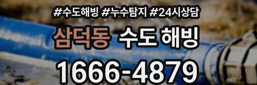 삼덕동 수도 해빙