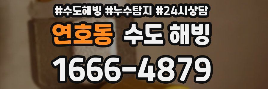 연호동 수도 해빙