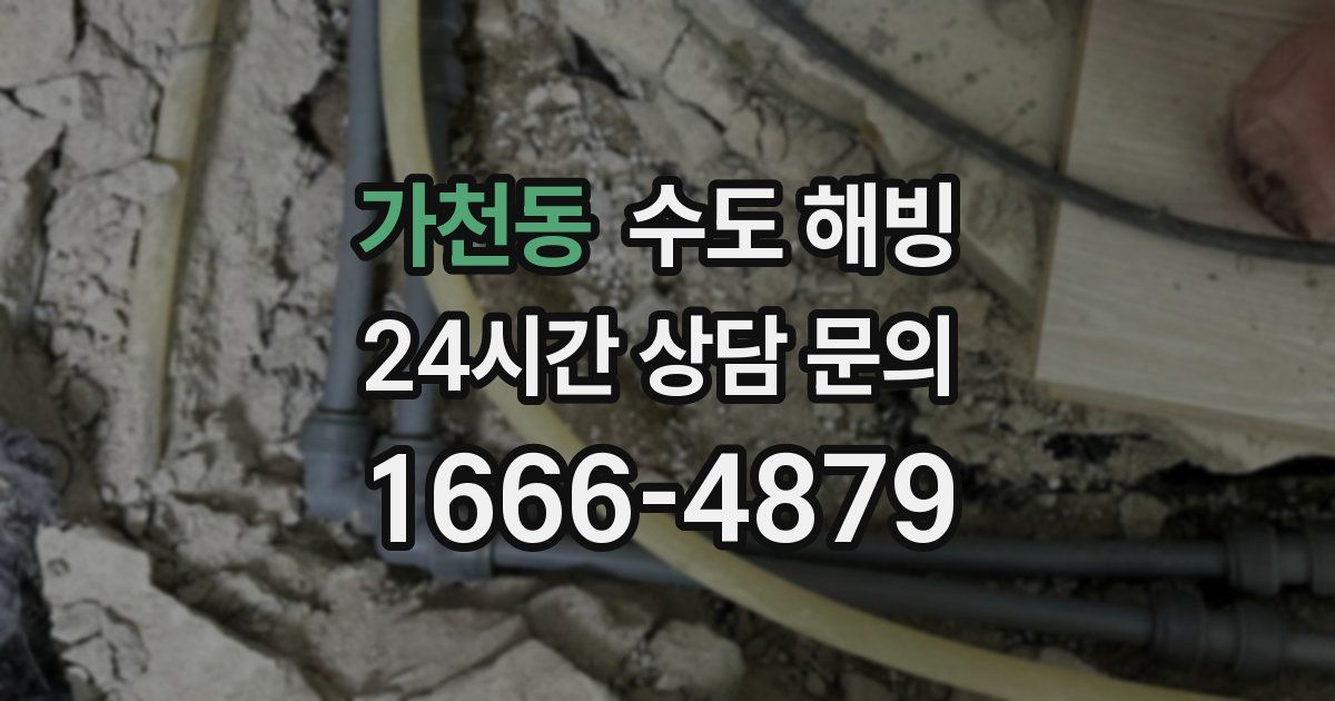 가천동 수도 해빙