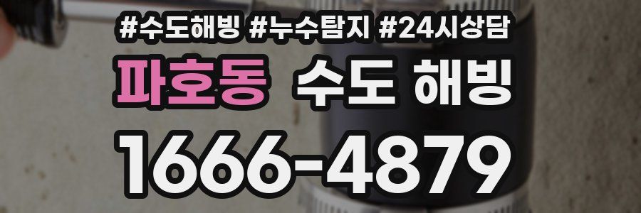 파호동 수도 해빙