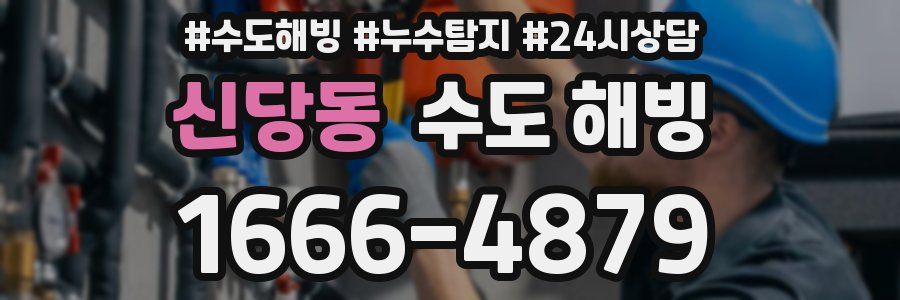 신당동 수도 해빙