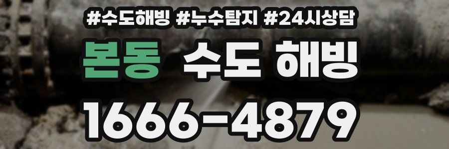 본동 수도 해빙