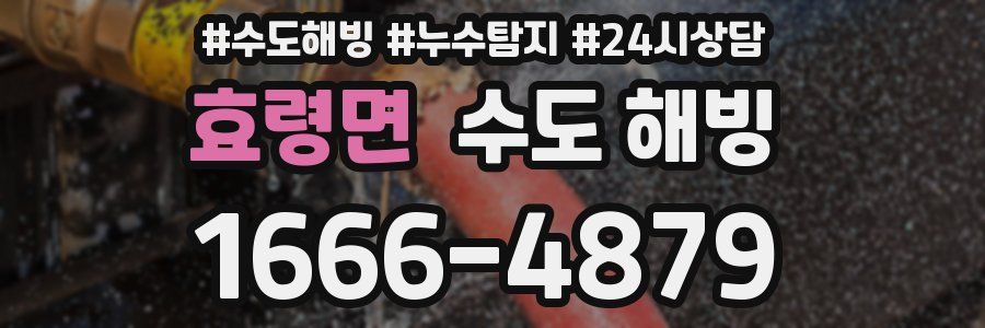 효령면 수도 해빙