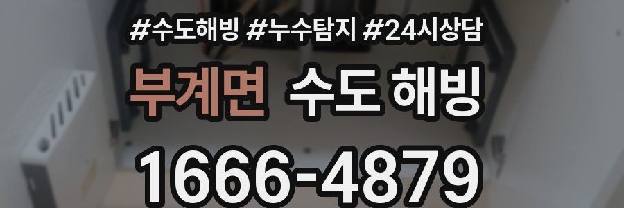 부계면 수도 해빙