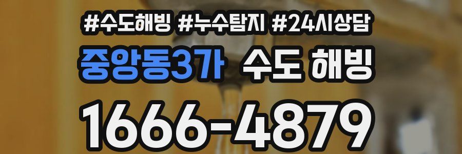 중앙동3가 수도 해빙