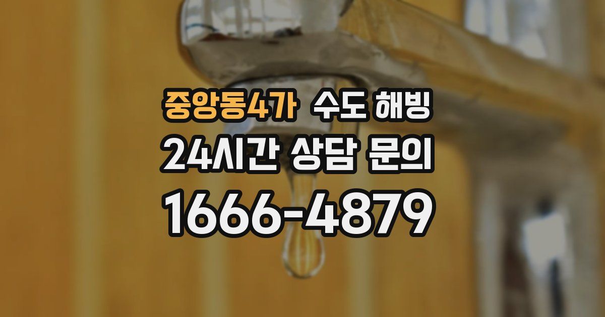 중앙동4가 수도 해빙