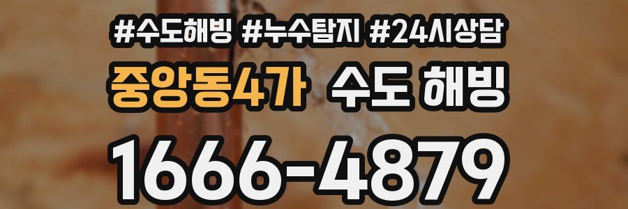 중앙동4가 수도 해빙