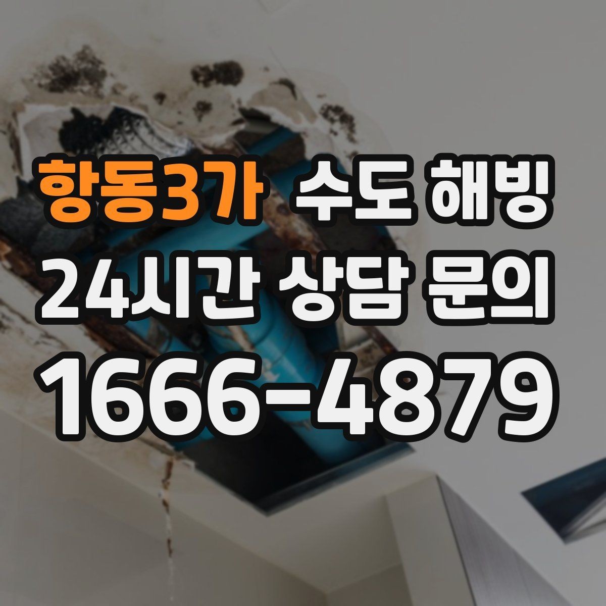 항동3가 수도 해빙 한 번 얼었던 배관은 왜 또 얼기 쉬울까