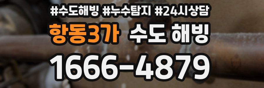 항동3가 수도 해빙