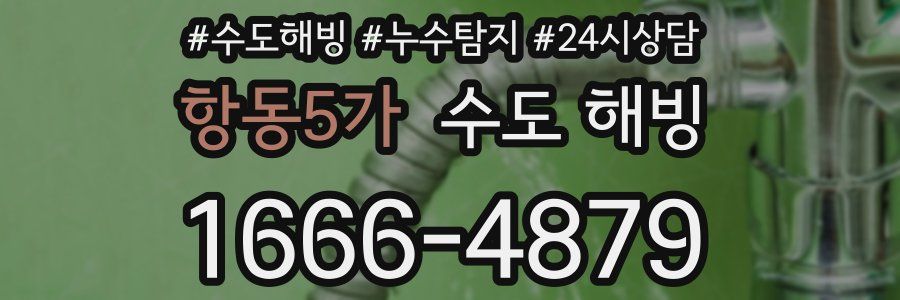 항동5가 수도 해빙