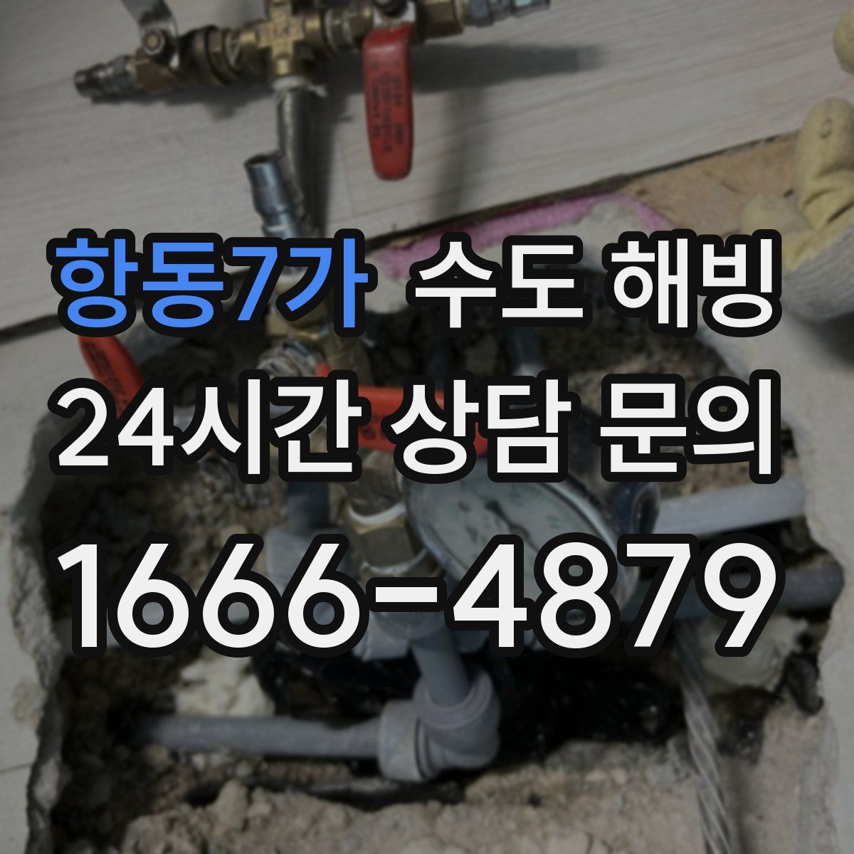 항동7가 수도 해빙