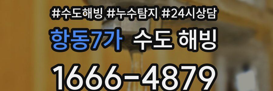 항동7가 수도 해빙