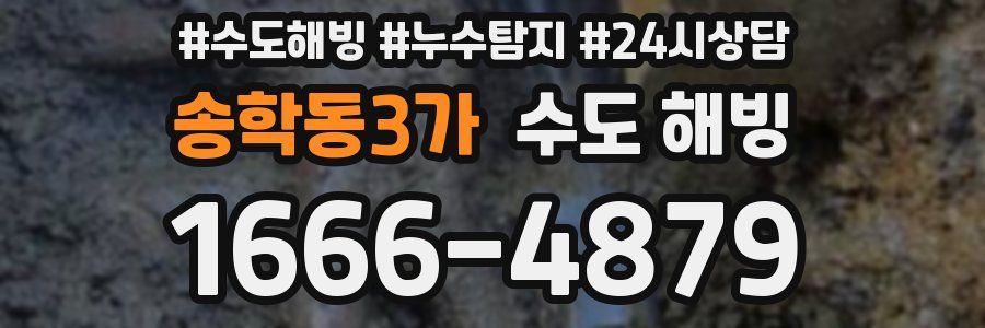송학동3가 수도 해빙