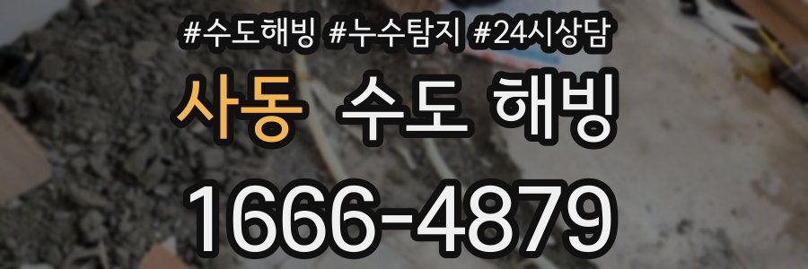 사동 수도 해빙