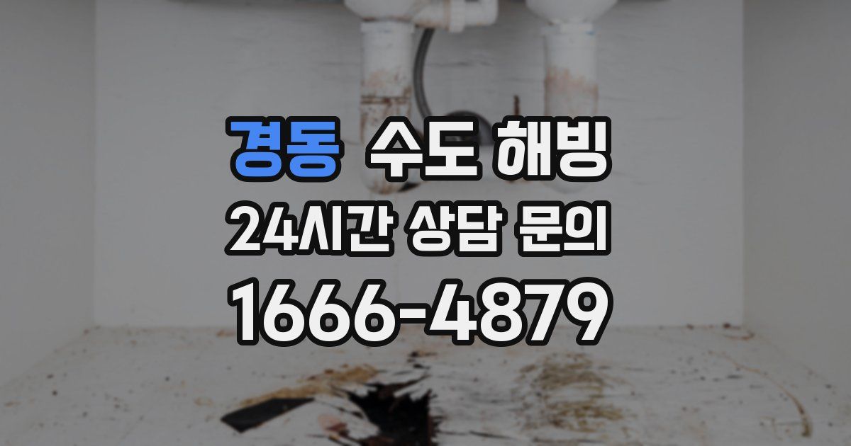 경동 수도 해빙