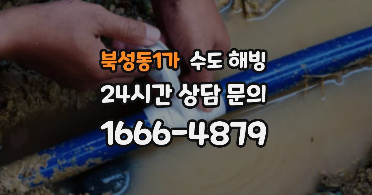 북성동1가 수도 해빙