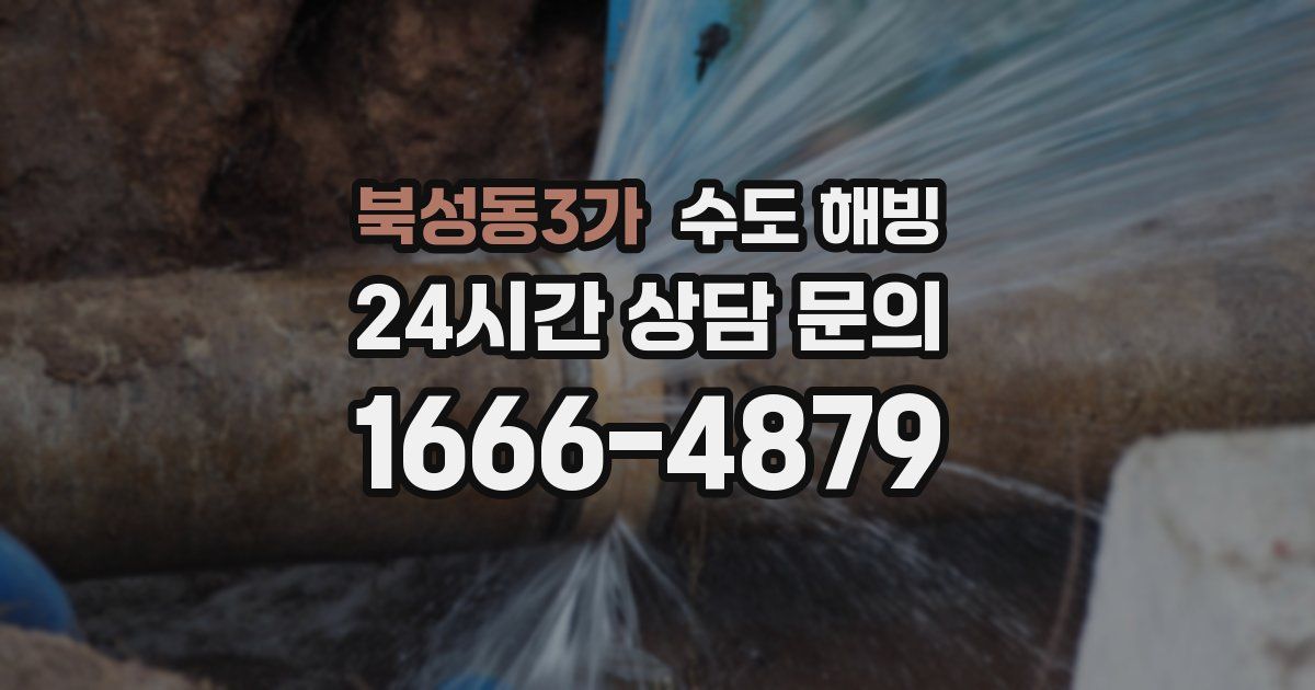 북성동3가 수도 해빙