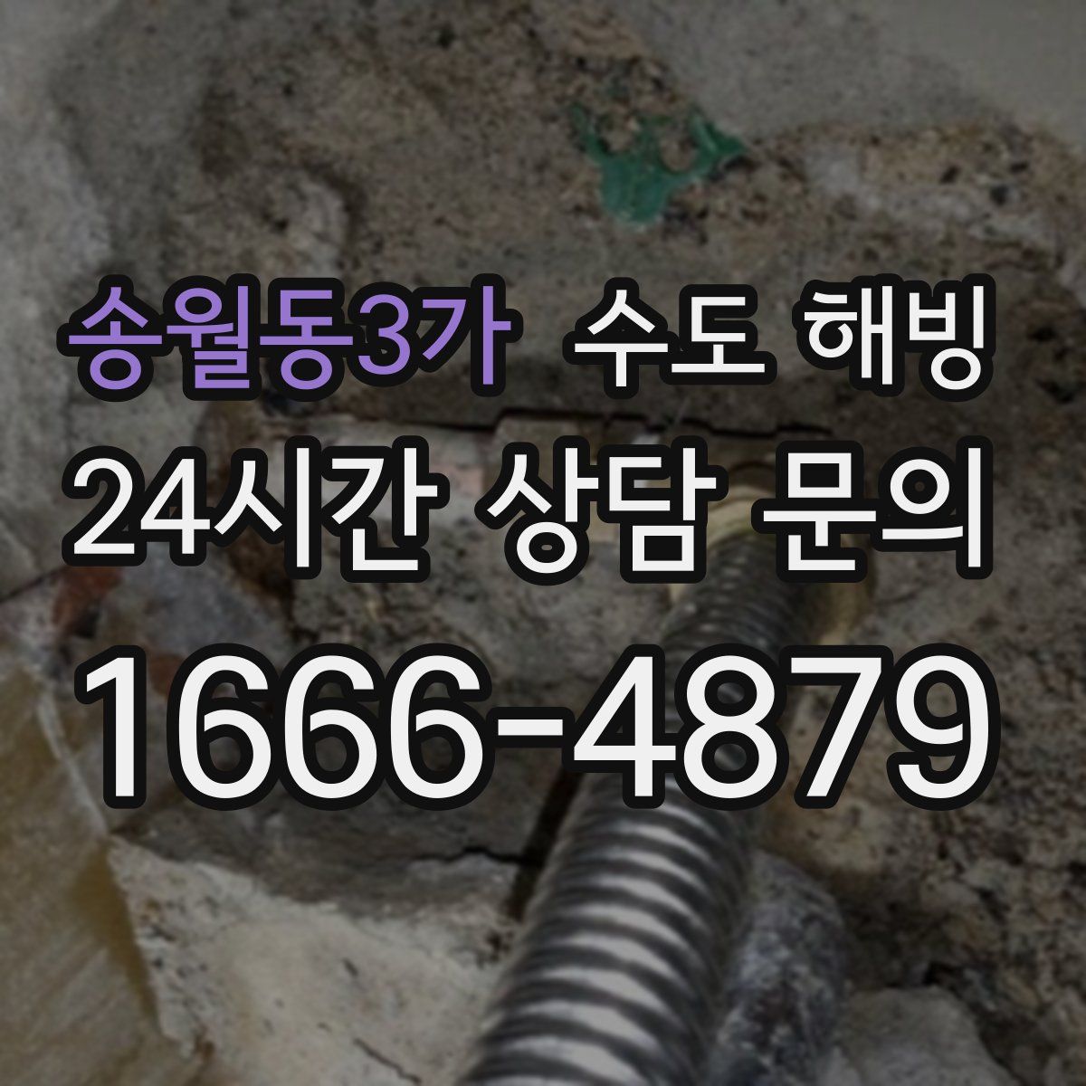 송월동3가 수도 해빙