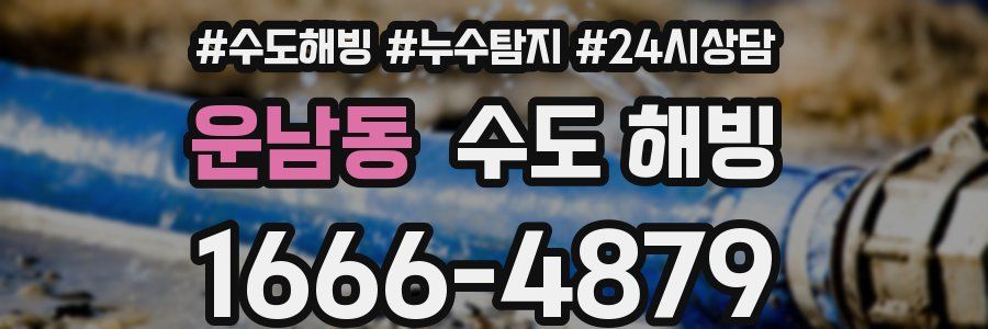 운남동 수도 해빙