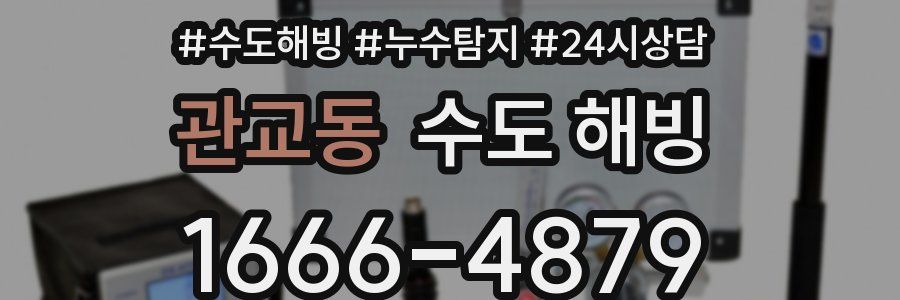 관교동 수도 해빙