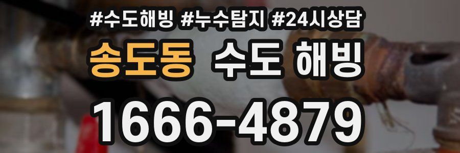송도동 수도 해빙