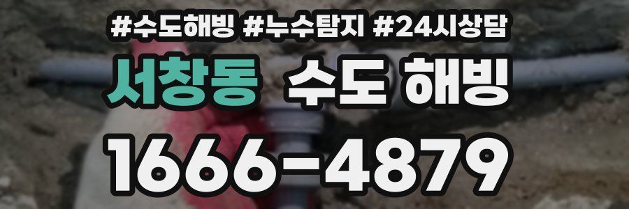서창동 수도 해빙