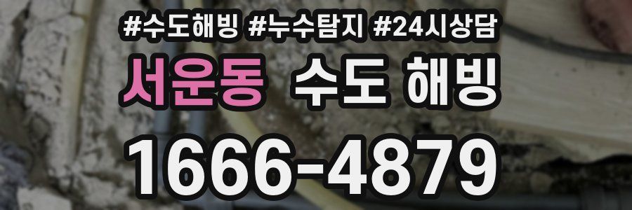 서운동 수도 해빙