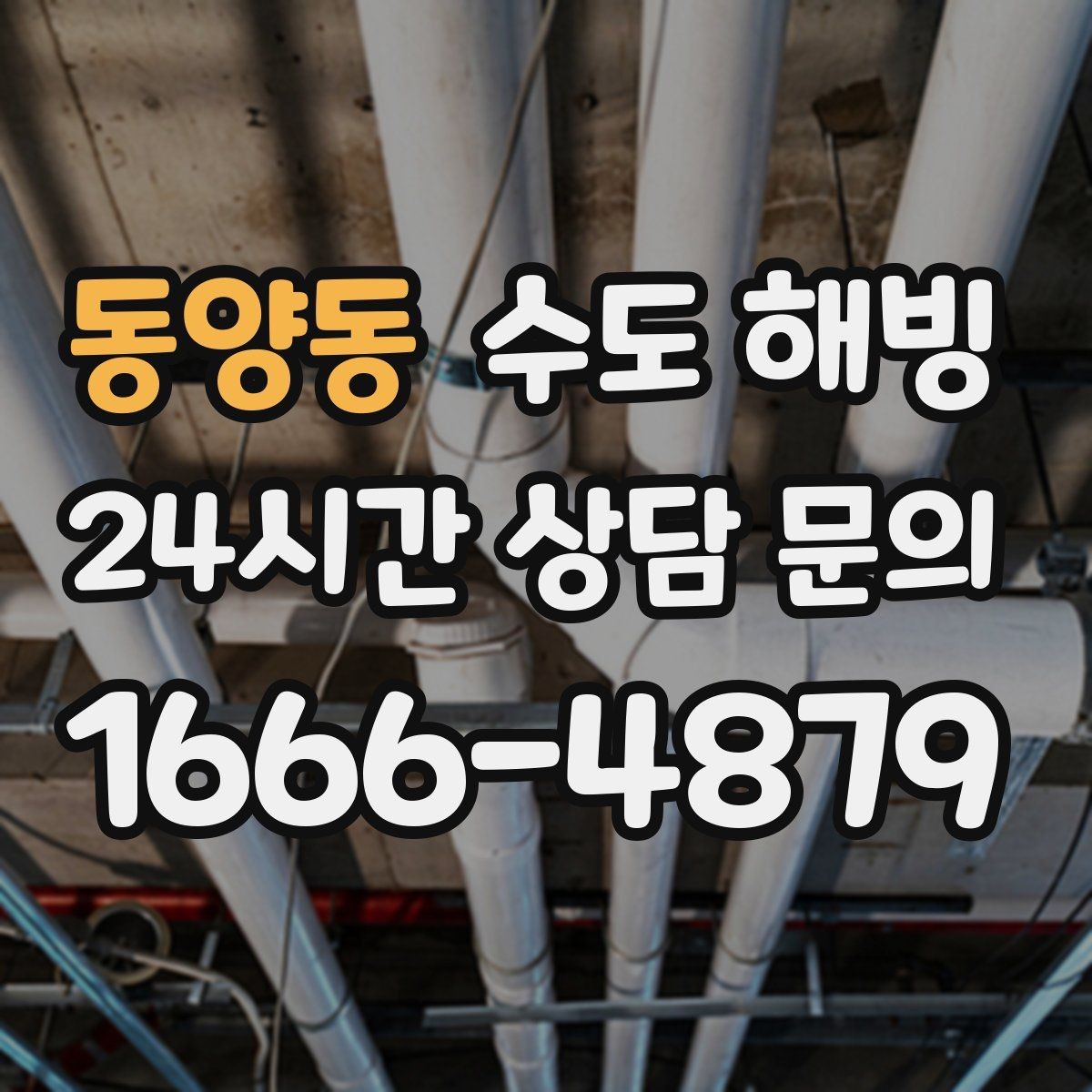 동양동 수도 해빙 후 벽 바닥 젖음이 보이면 즉시 확인