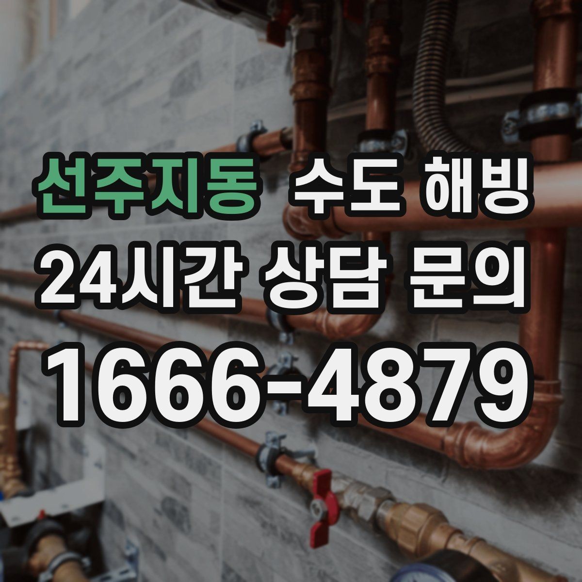 선주지동 수도 해빙 긴급 상황에서 우선순위를 정하는 방법