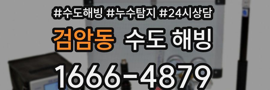 검암동 수도 해빙