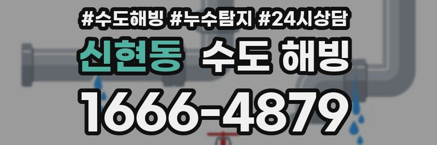 신현동 수도 해빙