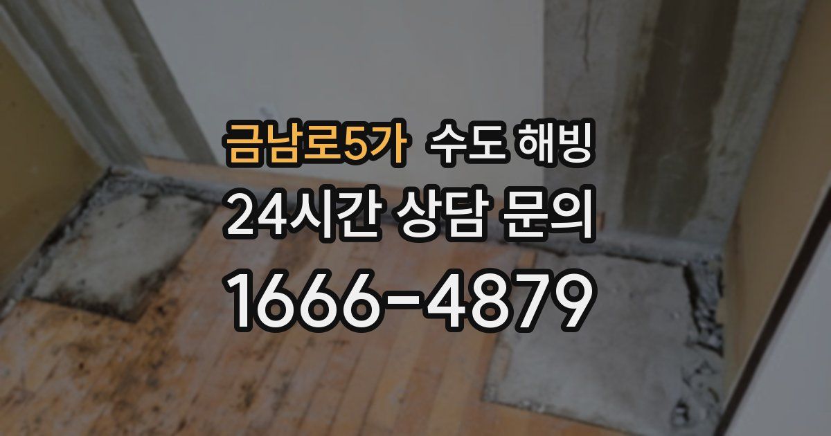 금남로5가 수도 해빙