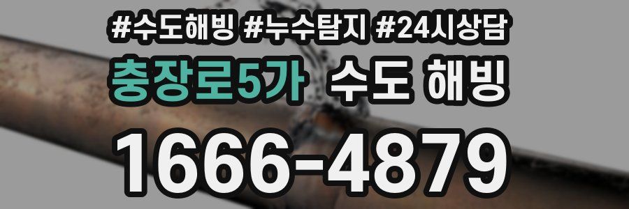 충장로5가 수도 해빙