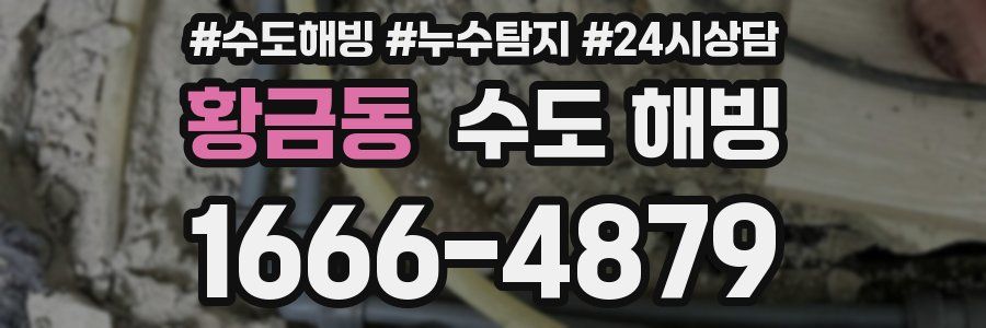 황금동 수도 해빙