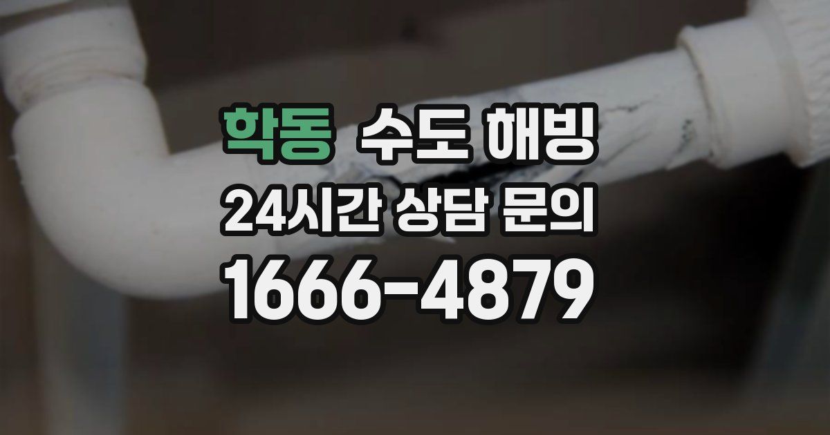 학동 수도 해빙