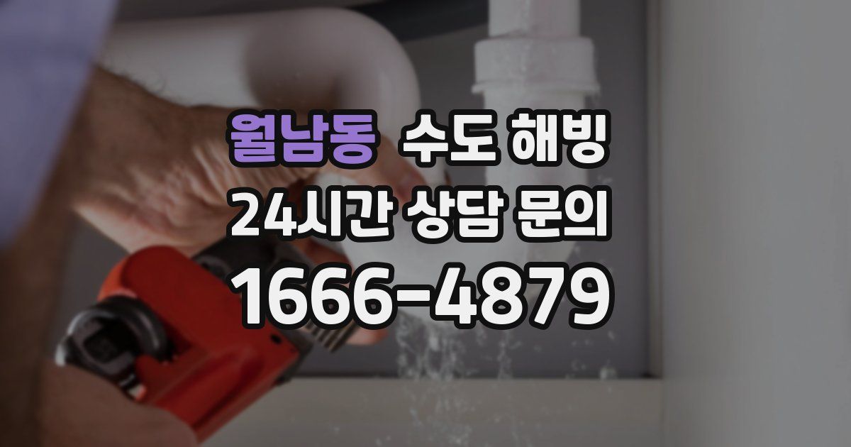 월남동 수도 해빙