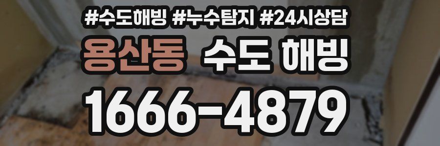 용산동 수도 해빙