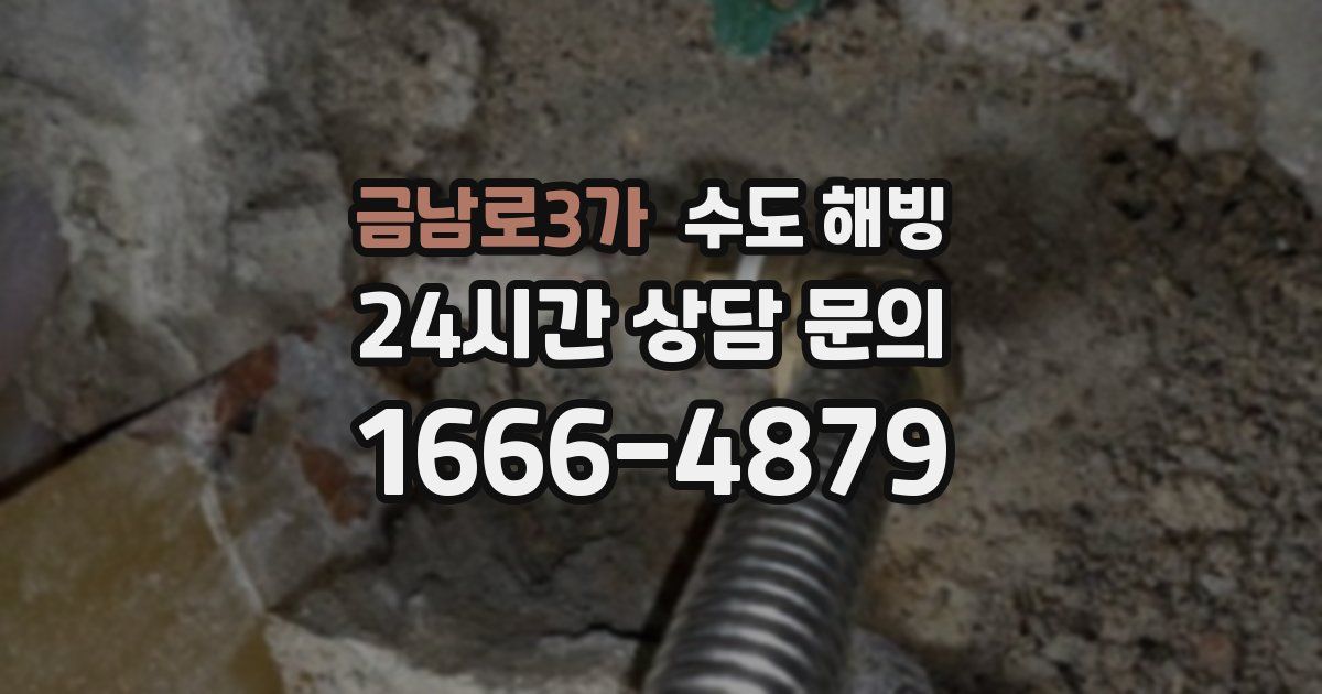금남로3가 수도 해빙