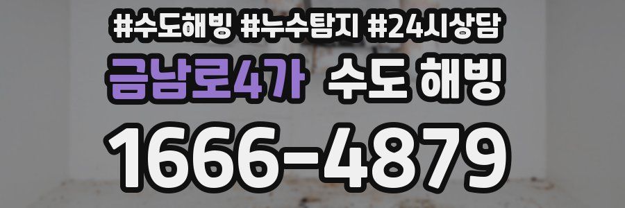 금남로4가 수도 해빙