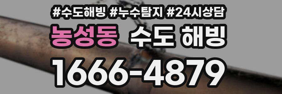 농성동 수도 해빙