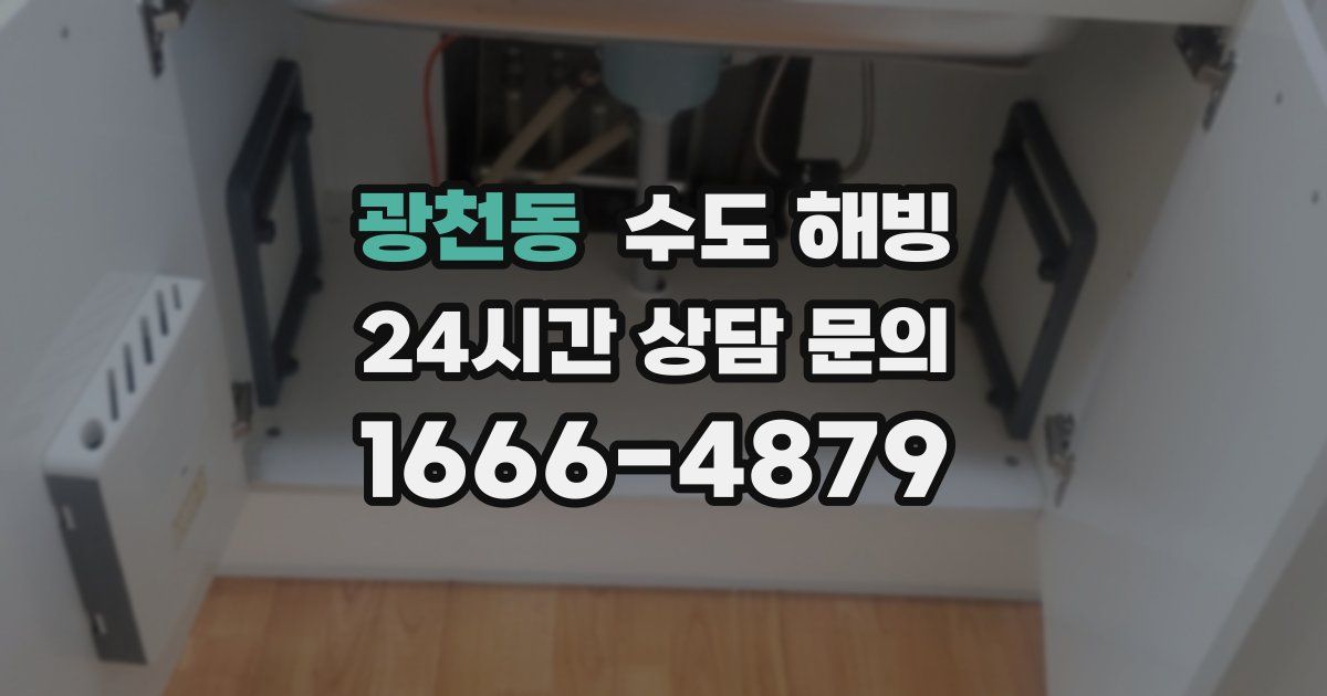 광천동 수도 해빙