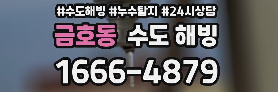 금호동 수도 해빙