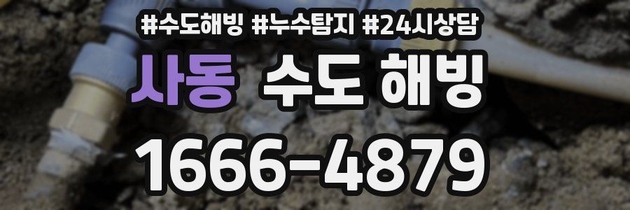 사동 수도 해빙