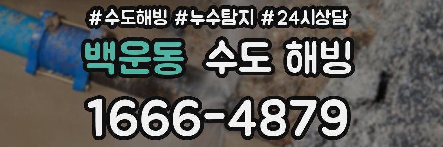백운동 수도 해빙