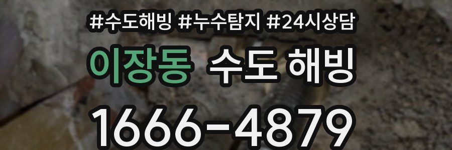 이장동 수도 해빙