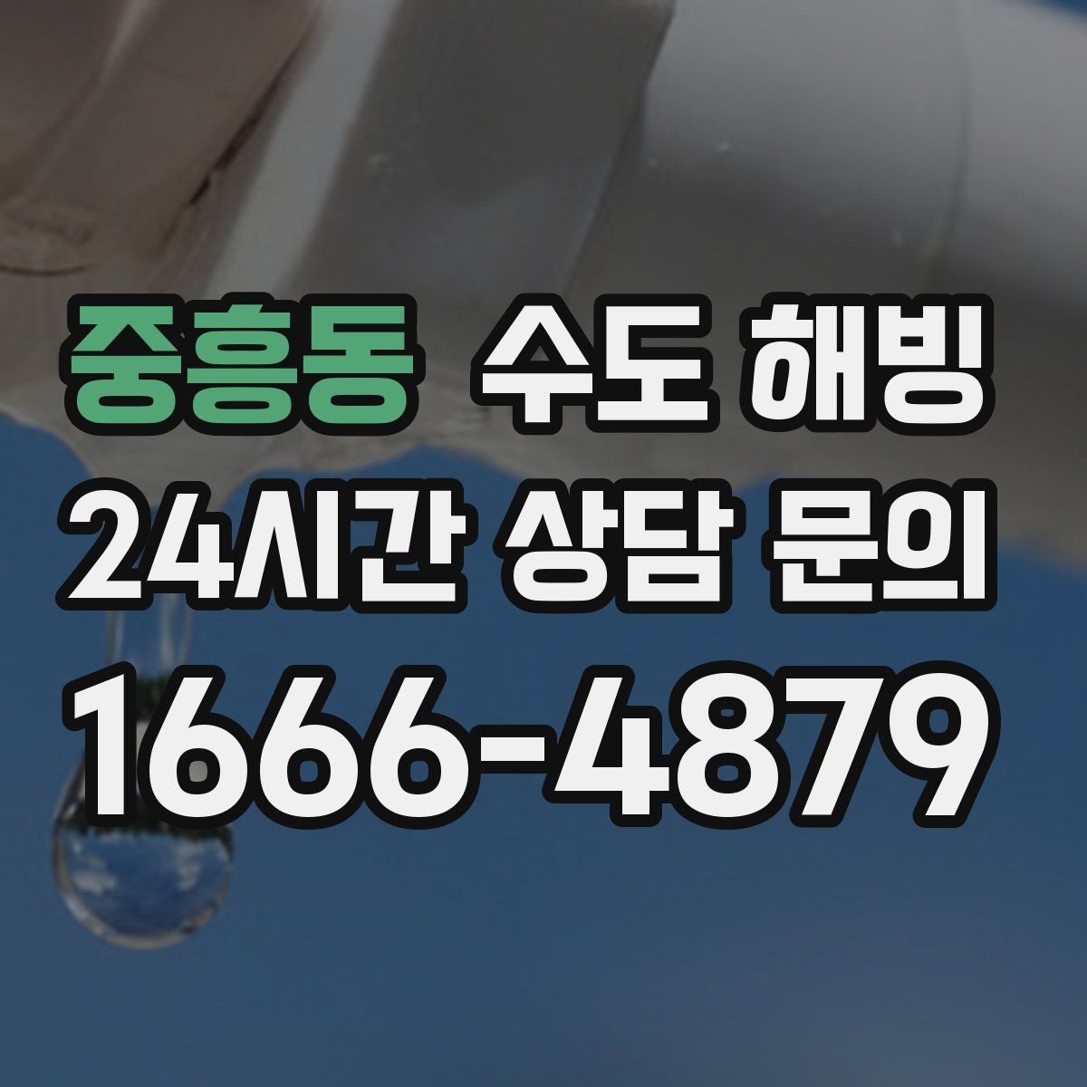 중흥동 수도 해빙