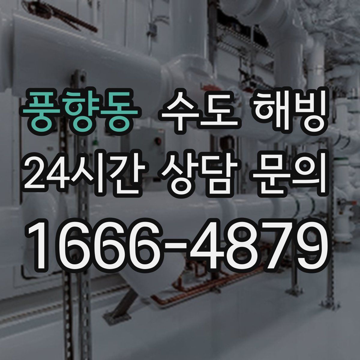 풍향동 수도 해빙