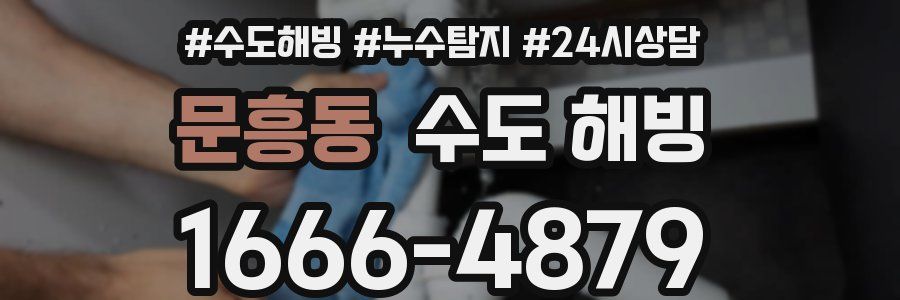 문흥동 수도 해빙