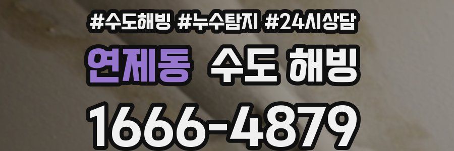 연제동 수도 해빙