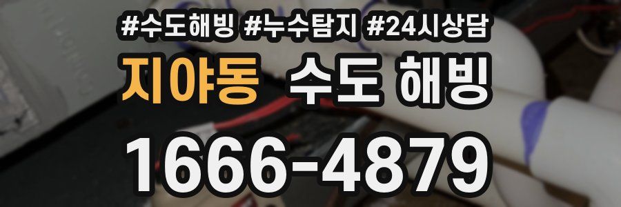 지야동 수도 해빙